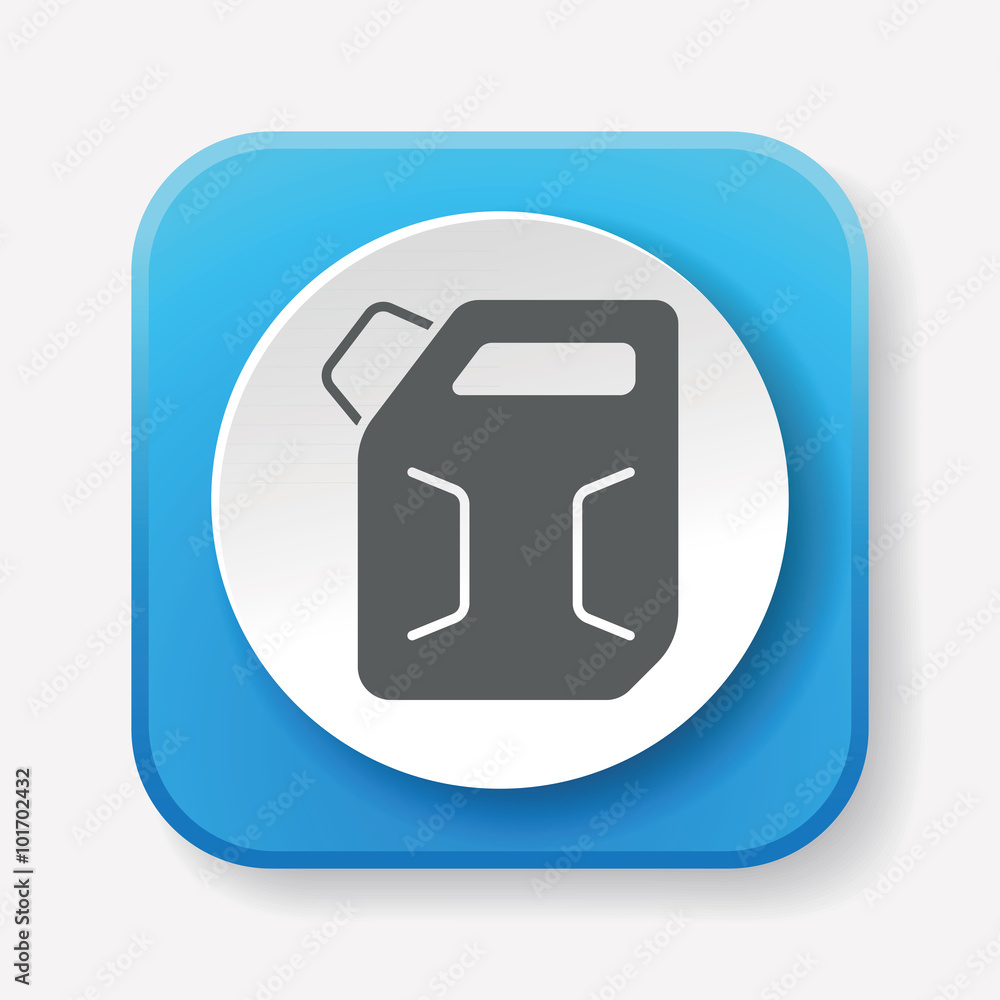 Sticker gasoline icon