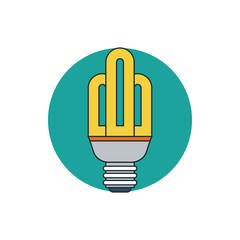 energy-saving light bulb icon