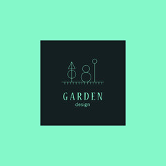 Gardening logo design collection