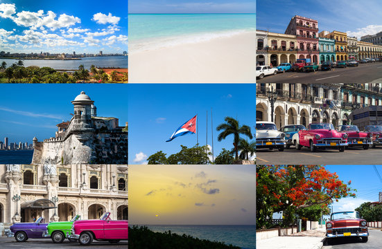 Kuba Fotocollage Havanna 1