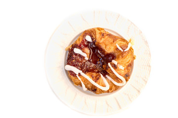 Apple And Blackberry Crown Pastry