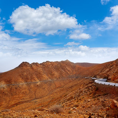 Fuerteventura Risco las Penas at Canary Islands