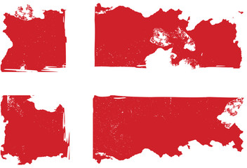Denmark, grunge flag