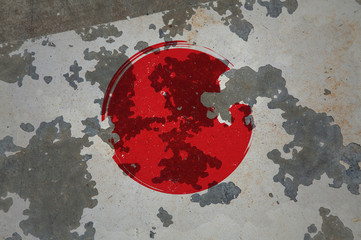 Japan, grunge flag