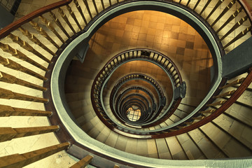 Fototapeta premium Wendeltreppe