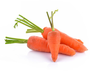 Baby carrot fresh isolated on white background