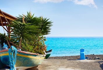 Fototapeta na wymiar Taralejo beach Fuerteventura at Canary Islands