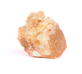 isolated image of a single stone Selenite