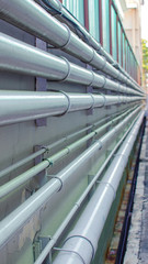 Line pipe industry on wall