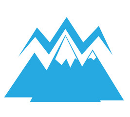 Mountains vector icon