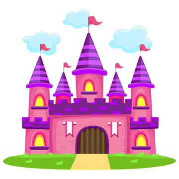 Illustration of Pink Castle
