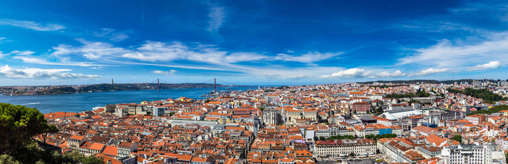 Naklejka na ściany i meble Lisbon Skyline