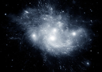 galaxy in a free space