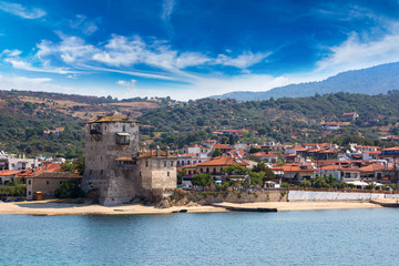 Ouranoupolis tower in Chalkidiki