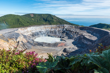 Vulcano Poas in Costa Rica