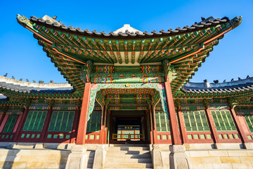Naklejka premium Changdeokgung Palace in Seoul, South Korea