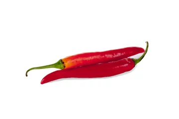Fotobehang chili pepper isolated © freedom_naruk