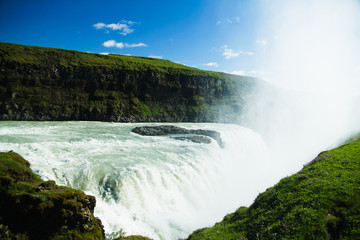 Fototapeta na wymiar Icelandic waterfall