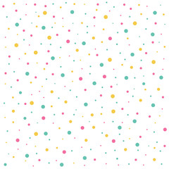 Colored circle seamless pattern