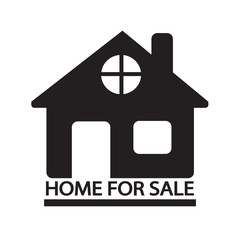 Home For Sale icon Illustration design