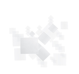 Abstract geometric shape background from gray squares