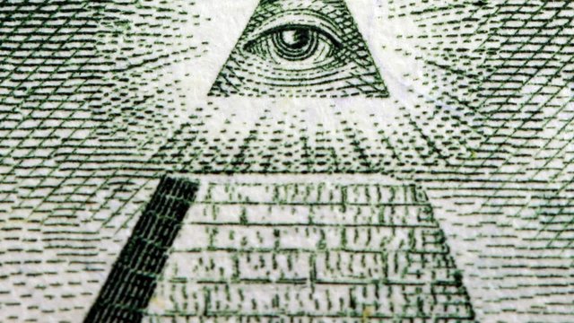 American currency one dollar bill - Finance and banking concept