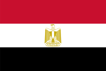 Standard Proportions for Egypt Flag