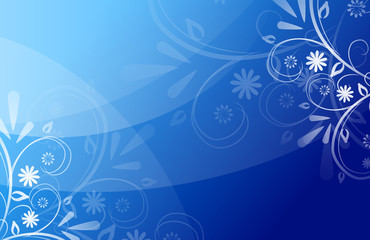 blue beautiful abstract background