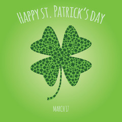 Happy Saint Patrick day card