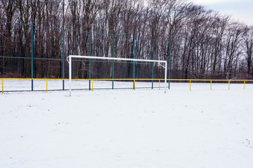 Winter football stadium - 101741852