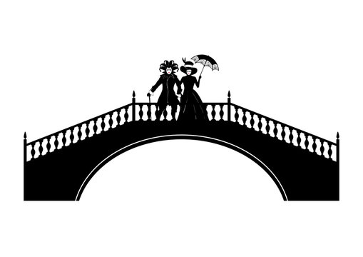 2 V&eacute;nitiens sur un pont