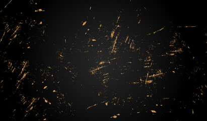 Golden grunge texture horizontal orientation