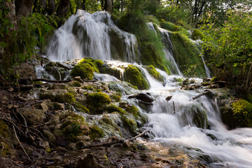 Plitvice Lakes waterfall