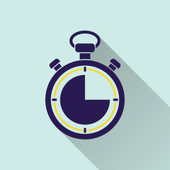 Stopwatch - vector icon.