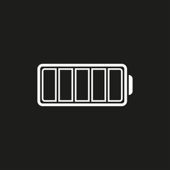 Battery  vector icon.