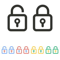 Clock - vector icon.