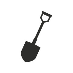 Shovel - vector icon.