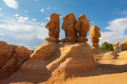Rock Sculptures in "Devils Garden" Utah