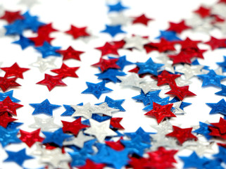 Red, White and Blue Stars