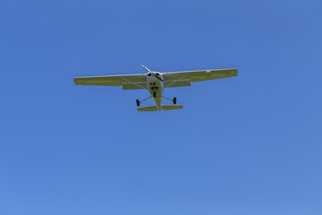 Fototapeta na wymiar Plane Light Aircraft Flying