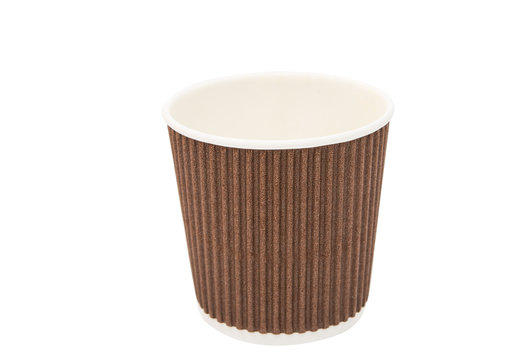 paper cup isolated