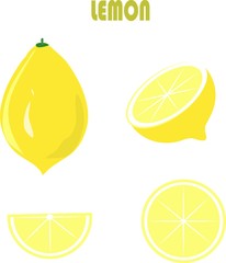 Yellow lemon, green roots, leaves, on white background, hand drawing, painting. Healthy eating, fruit, organic, packaging design, product packaging, product label, design elements, clipart, vector