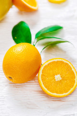 Oranges fruits composition