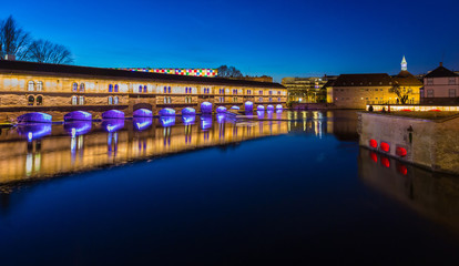 Fototapeta na wymiar Strasbourg, Barrage Vauban, Alsace, France