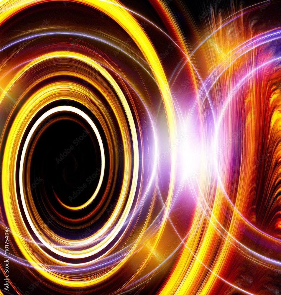 Poster abstract background and color circle effect, color background.