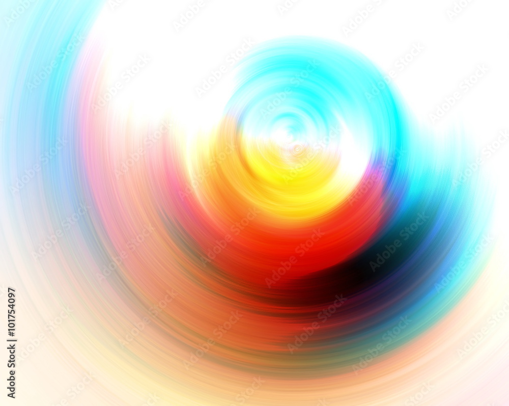 Aufkleber abstract background and color circle effect, color background.