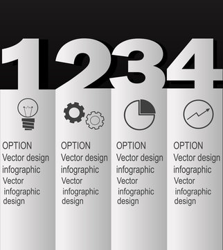 Modern Design Minimal style infographic template