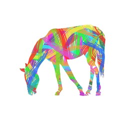 abstract horse