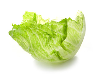leaf of iceberg lettuce