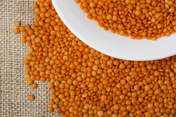 handful of red lentils
